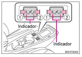 Toyota Prius - Utilización del sistema de aire acondicionado y del desempañador