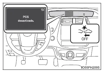 Toyota Prius - Utilización de los sistemas de asistencia a la conducción