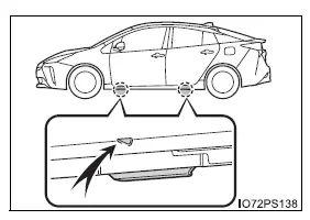 Toyota Prius - Pasos que deben realizarse en caso de emergencia