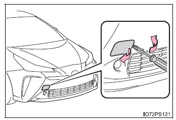 Toyota Prius - Pasos que deben realizarse en caso de emergencia