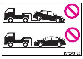 Toyota Prius - Pasos que deben realizarse en caso de emergencia