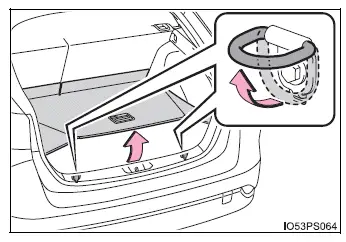 Toyota Prius - Utilización de los espacios de almacenamiento