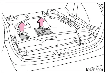 Toyota Prius - Pasos que deben realizarse en caso de emergencia