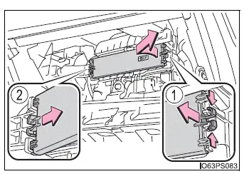 Toyota Prius - Filtro del aire acondicionado