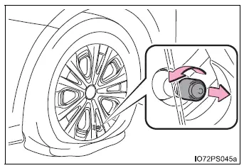 Toyota Prius - Pasos que deben realizarse en caso de emergencia