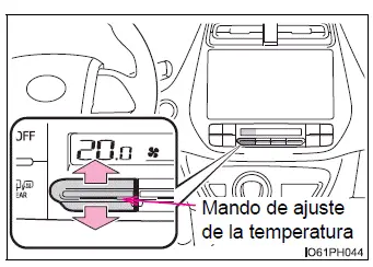 Toyota Prius - Utilización del sistema de aire acondicionado y del desempañador