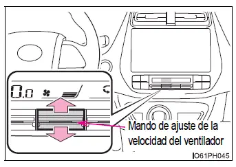 Toyota Prius - Utilización del sistema de aire acondicionado y del desempañador