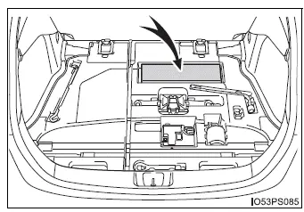 Toyota Prius - Utilización de los espacios de almacenamiento